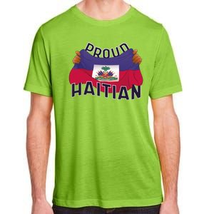 Proud Haitian Flag Adult ChromaSoft Performance T-Shirt