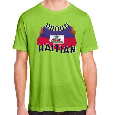 Proud Haitian Flag Adult ChromaSoft Performance T-Shirt