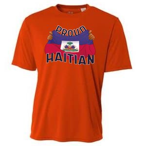 Proud Haitian Flag Cooling Performance Crew T-Shirt