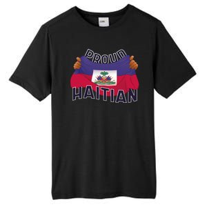 Proud Haitian Flag Tall Fusion ChromaSoft Performance T-Shirt