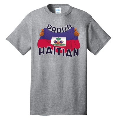 Proud Haitian Flag Tall T-Shirt