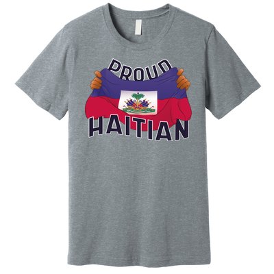 Proud Haitian Flag Premium T-Shirt