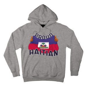 Proud Haitian Flag Tall Hoodie