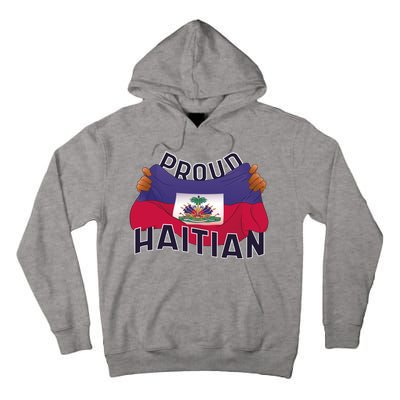 Proud Haitian Flag Tall Hoodie