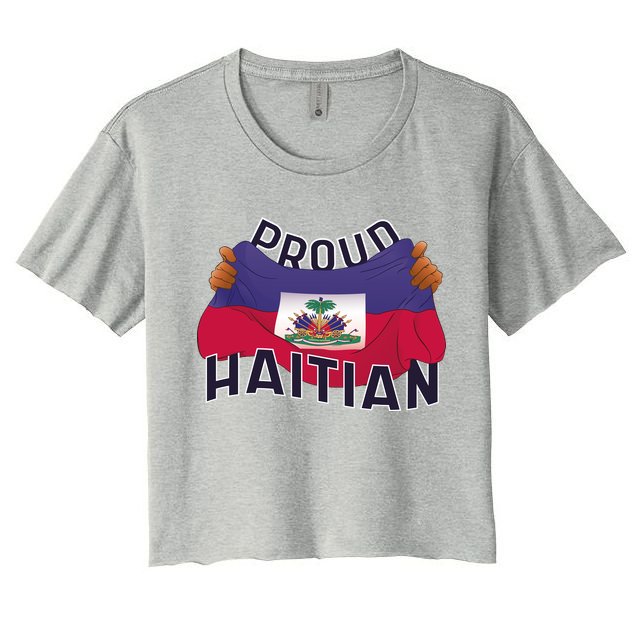 Proud Haitian Flag Crop Top