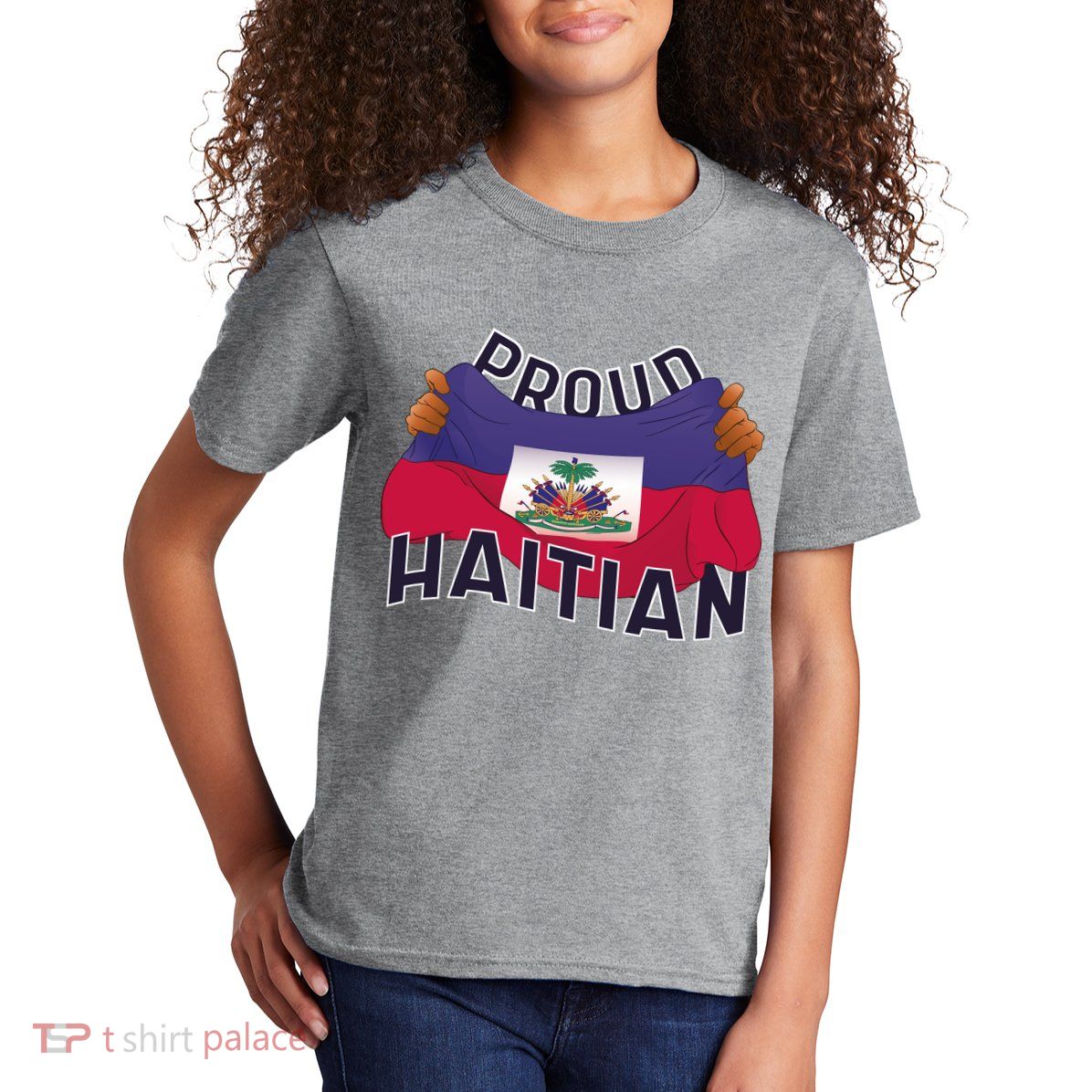 Proud Haitian Flag Kids T-Shirt