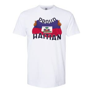 Proud Haitian Flag Softstyle CVC T-Shirt