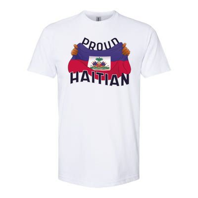 Proud Haitian Flag Softstyle® CVC T-Shirt