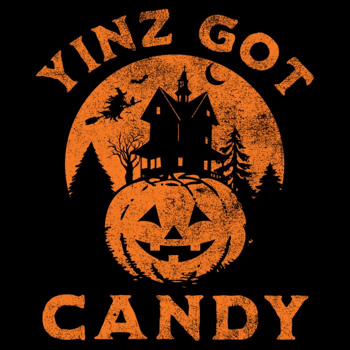 Pittsburgh Halloween Funny Yinz Got Candy Trick Or Treat Gift City Backpack