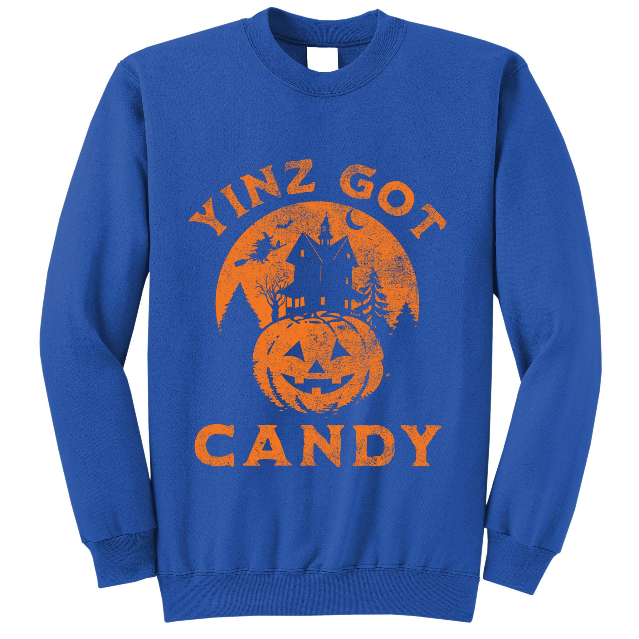 Pittsburgh Halloween Funny Yinz Got Candy Trick Or Treat Gift Sweatshirt