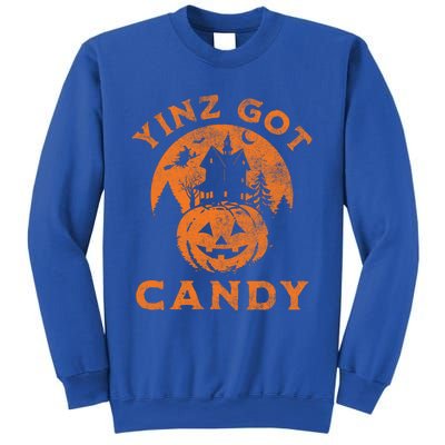 Pittsburgh Halloween Funny Yinz Got Candy Trick Or Treat Gift Sweatshirt