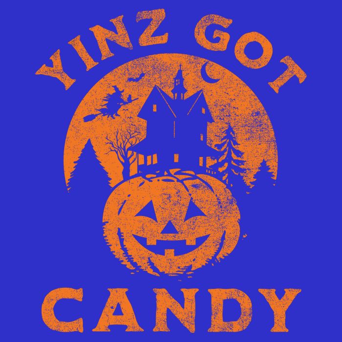 Pittsburgh Halloween Funny Yinz Got Candy Trick Or Treat Gift T-Shirt
