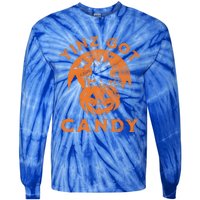 Pittsburgh Halloween Funny Yinz Got Candy Trick Or Treat Gift Tie-Dye Long Sleeve Shirt