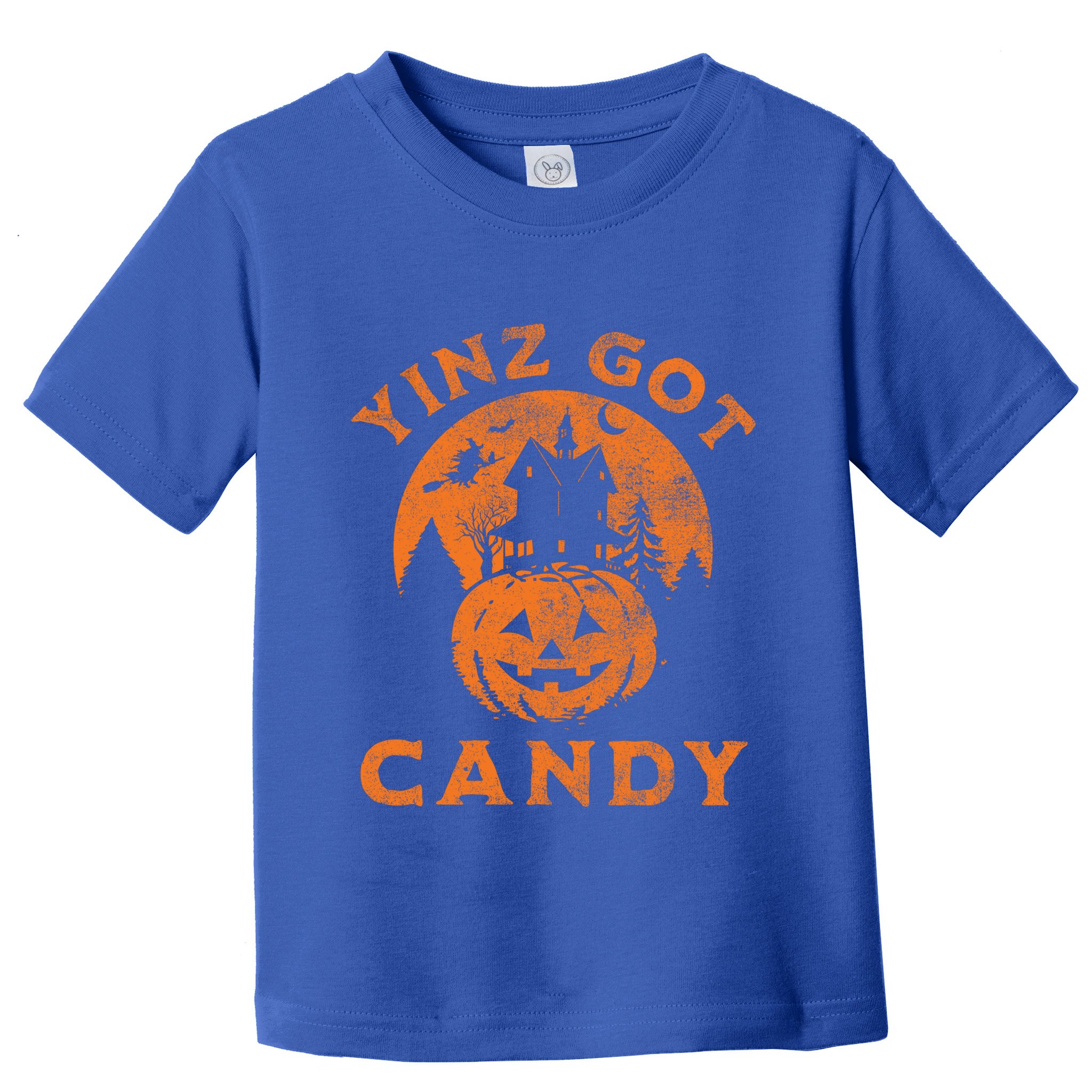 Pittsburgh Halloween Funny Yinz Got Candy Trick Or Treat Gift Toddler T-Shirt