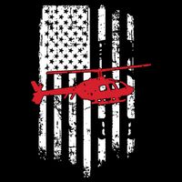 Patriotic Helicopter Flag Helicopter Pilot Gifts Doggie Tank