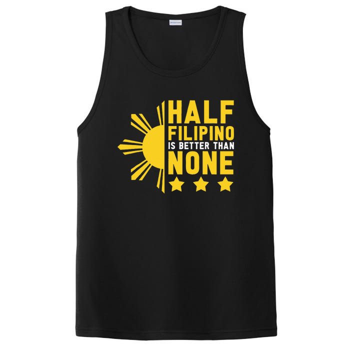 Pinoy Half Filipino Is Better Than None Funny Philippines PosiCharge Competitor Tank