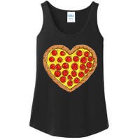 Pizza Heart Funny Valentines Day Pepperoni Lover Ladies Essential Tank