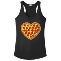 Pizza Heart Funny Valentines Day Pepperoni Lover Ladies PosiCharge Competitor Racerback Tank