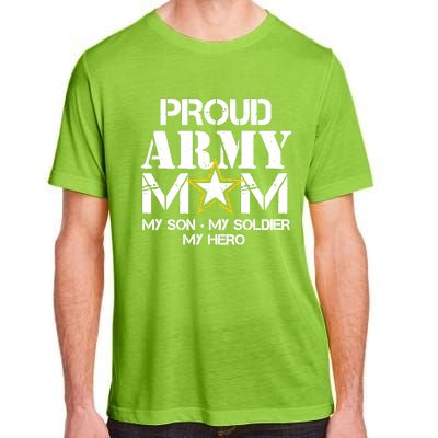 Proud Hoodie For Military Mom My Soldier My Hero Adult ChromaSoft Performance T-Shirt