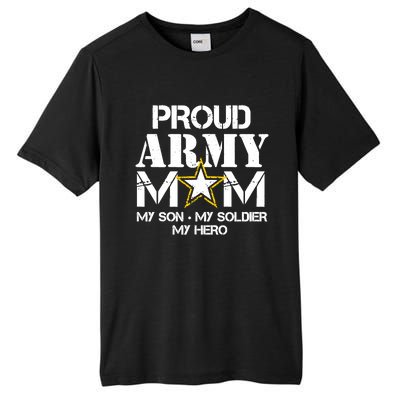 Proud Hoodie For Military Mom My Soldier My Hero Tall Fusion ChromaSoft Performance T-Shirt