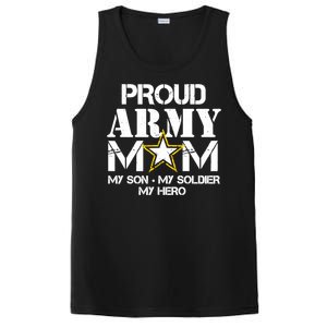 Proud Hoodie For Military Mom My Soldier My Hero PosiCharge Competitor Tank