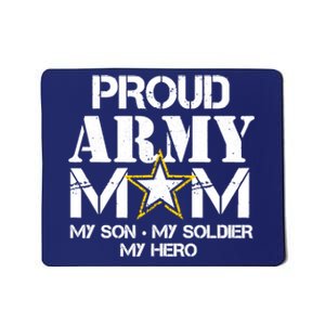 Proud Hoodie For Military Mom My Soldier My Hero Mousepad