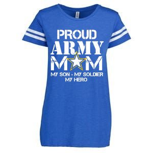 Proud Hoodie For Military Mom My Soldier My Hero Enza Ladies Jersey Football T-Shirt