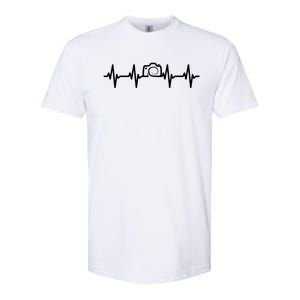 Photographer Heartbeat Funny Photograph Photo Photographers Gift Softstyle CVC T-Shirt