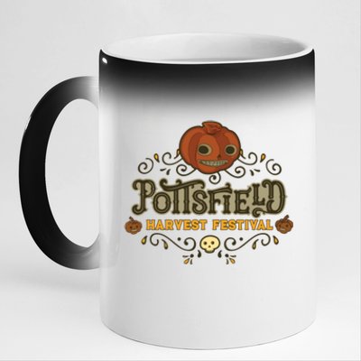 Pottsfield Harvest Festival 11oz Black Color Changing Mug