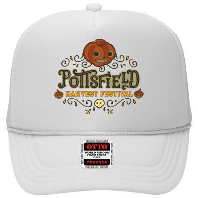 Pottsfield Harvest Festival High Crown Mesh Back Trucker Hat