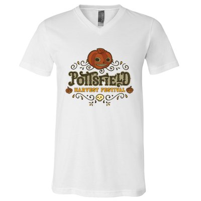 Pottsfield Harvest Festival V-Neck T-Shirt