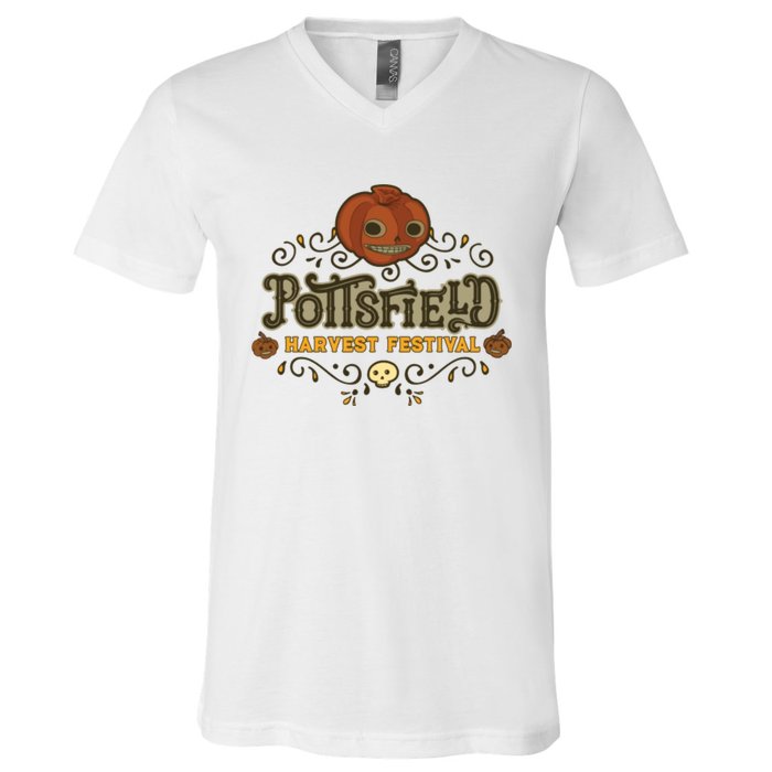 Pottsfield Harvest Festival V-Neck T-Shirt