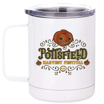 Pottsfield Harvest Festival 12 oz Stainless Steel Tumbler Cup