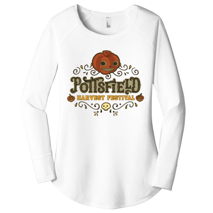 Pottsfield Harvest Festival Women's Perfect Tri Tunic Long Sleeve Shirt