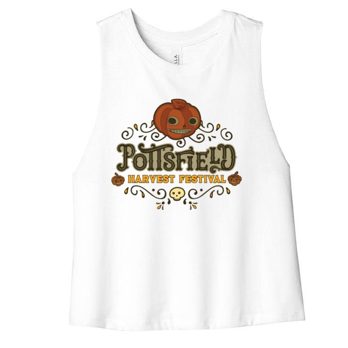 Pottsfield Harvest Festival Women's Racerback Cropped Tank