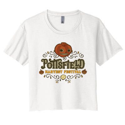 Pottsfield Harvest Festival Women's Crop Top Tee