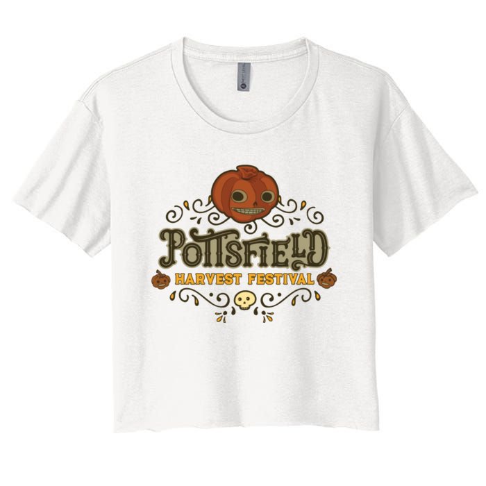 Pottsfield Harvest Festival Women's Crop Top Tee