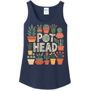 Pot Head Funny Plant Lover For Gardening Lovers Ladies Essential Tank