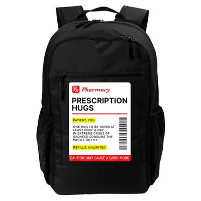 Prescription Hugs Funny Label Lazy Halloween Costume Party Backpack