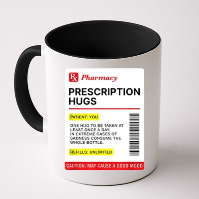 Prescription Hugs Funny Label Lazy Halloween Costume Party Mug
