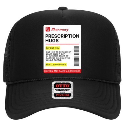 Prescription Hugs Funny Label Lazy Halloween Costume Party Trucker Hat