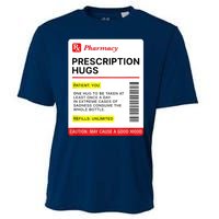 Prescription Hugs Funny Label Lazy Halloween Costume Party Cooling Performance Crew T-Shirt