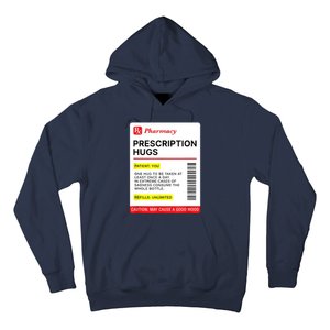 Prescription Hugs Funny Label Lazy Halloween Costume Party Hoodie