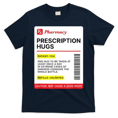 Prescription Hugs Funny Label Lazy Halloween Costume Party T-Shirt