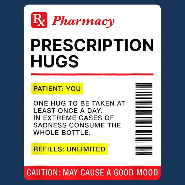 Prescription Hugs Funny Label Lazy Halloween Costume Party Button