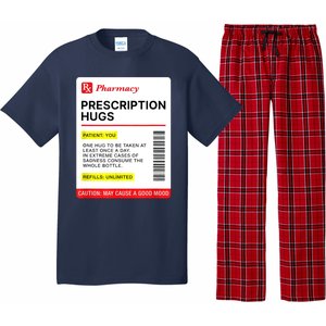 Prescription Hugs Funny Label Lazy Halloween Costume Party Pajama Set