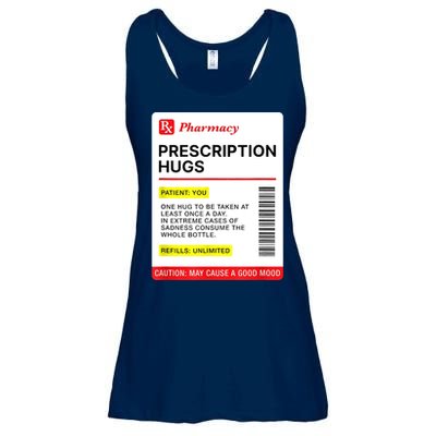 Prescription Hugs Funny Label Lazy Halloween Costume Party Ladies Essential Flowy Tank