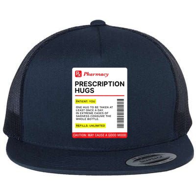 Prescription Hugs Funny Label Lazy Halloween Costume Party Flatbill Hat