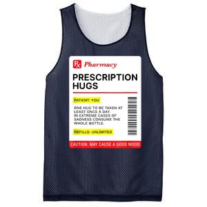 Prescription Hugs Funny Label Lazy Halloween Costume Party Mesh Reversible Basketball Jersey Tank