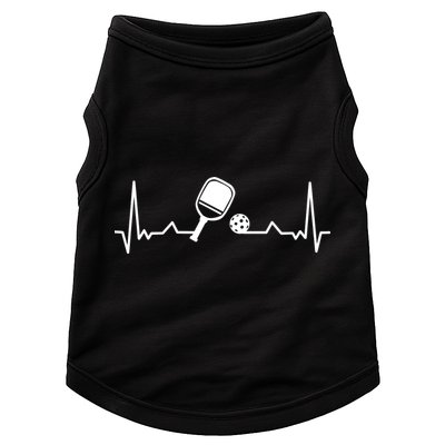 Pickleball Heartbeat Gift Pickleball Player Gift Doggie Tank